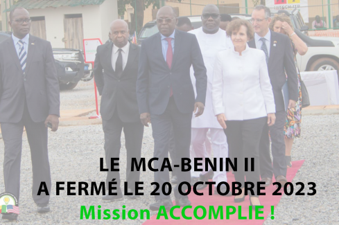 Le MCA-Bénin II a fermé le 20 octobre 2023